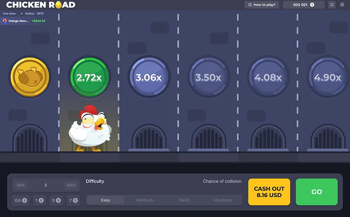 Chicken Road ระหว่างการเล่นเกม
